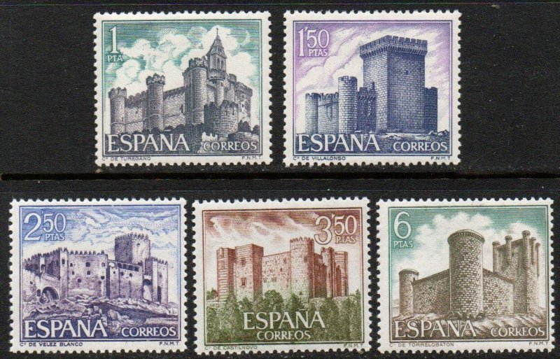 Spain Sc #1573-1577 MNH