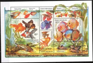 Czech Republic 2003 Fishes S/S MNH