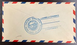 C17 USS Macon California Bear Moffet Field to Pacific Northwest 1934 Cover 