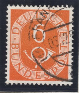 Germany Federal Republic BUND 1951-52 6pf Used A25P46F20058-