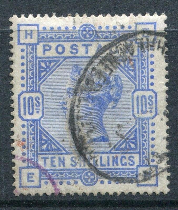 GREAT BRITAIN Sc# 109 VF Used / Queen Victoria, Blue CAT VALUE $550 - S8237