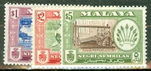 JE: Malaya Negri Sembilan 64-74 mint (74 x2) CV $86; scan shows only a few