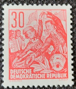 Germany, DDR, 1953, Dancing Couple, #165, MNH,SCV$15.00