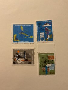 Cuba World Meteorological Day Set of 4, CTO