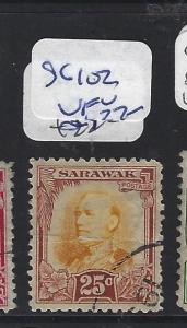 SARAWAK (P1912B) BROOKE  25C  SG 103   VFU