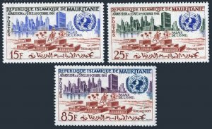 Mauritania 167-169,MNH. Admission to UN, 1962. Nouakchoff, camel.