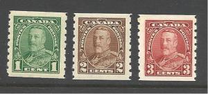 Canada VF MNH 228-30, CV $74.50