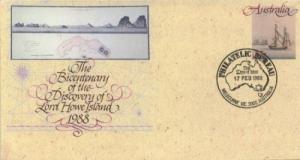 1988 Australia Discovery Lord Howe Island SE FDC