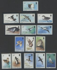 South Georgia #109-123 Unused Single (Complete Set)