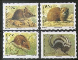 1990 Bophuthatswana 235-238 Fauna