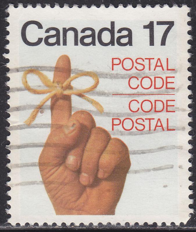 Canada 816 Introduction Of The Postal Code 17¢ 1979