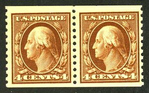 U.S. #446 MINT PAIR OG NH