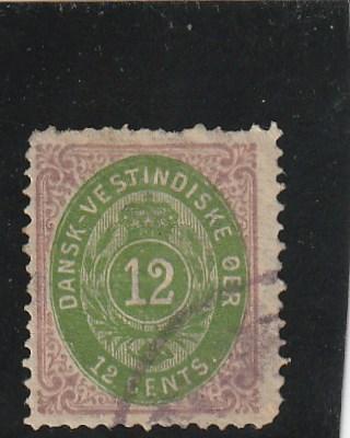 Danish West Indies  Scott#  11  Used