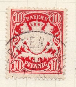 Bavaria 1900 Early Issue Fine Used 10pf. 239957