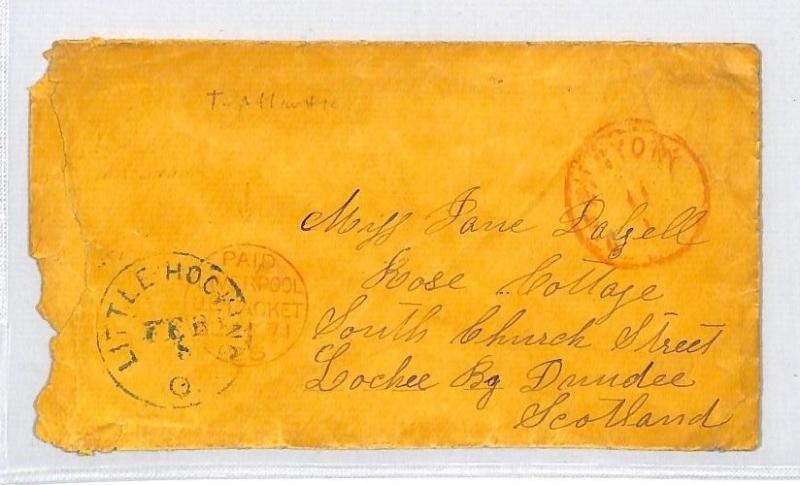 BM25 GB 1871 Little Hocking Liverpool Dundee Scotland Cover PTS