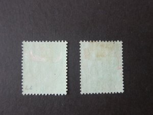 Grenada 1908 Sc 77-78 MH