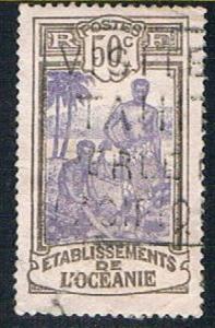 French Polynesia 44 Used Kanakas (BP4317)