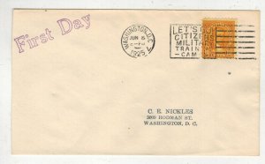 1925 OLD FIRST DAY COVER 591 PRESIDENT JAMES MONROE BY C E NICKLES CV $100