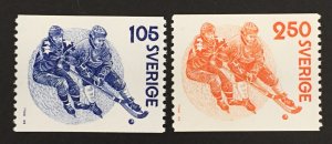 Sweden 1979 #1273-4, Hockey, MNH