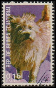 Equatorial Guinea sw1316 - Cto - .15e Cairn Terrier (1977)