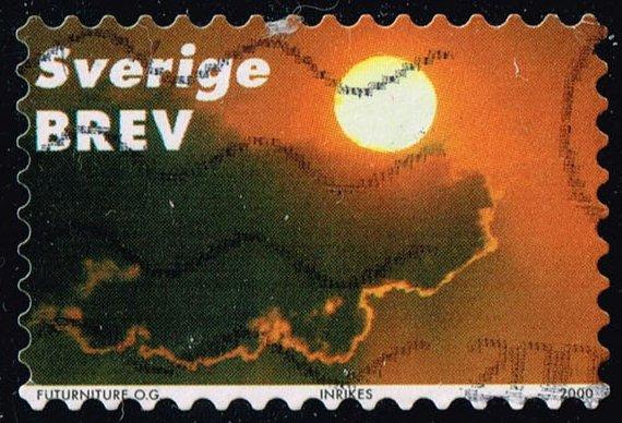 Sweden #2396a Clouds and Sun; Used (1.25)