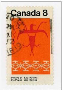 Canada 1972 - Scott 564 used - 8c, Thunderbird Assiniboin 