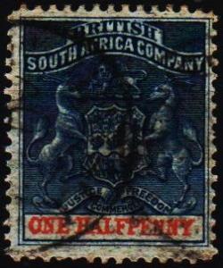 Rhodesia.1890 1/2d S.G.18 Fine Used