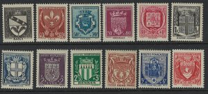 France Scott B135-B146MNH! Complete Set!