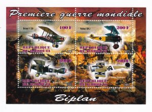 Djibouiti 2013 Aviation Planes Sheet MNH