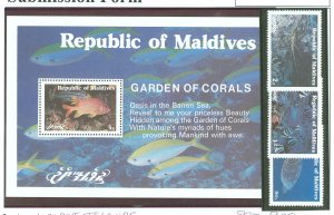 Maldive Islands #897-900 Mint (NH) Single (Complete Set)