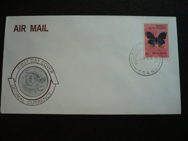 Postal History - Papua New Guinea - Scott# 212 - First Day Cover