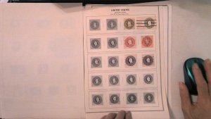 US CUT SQUARE COLLECTION MINT/USED 1800'S ON