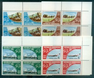 Dominican Republic 1974 Centenary of UPU Blk 4 MUH lot76372