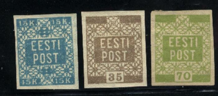 Estonia #2-5   Mint 1918-19 PD