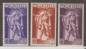 Italy Scott #C20-C21-C22 Stamps - Mint NH Set