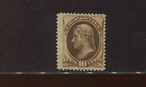 Scott #161 Jefferson Unused Stamp with PF Cert (Stock #161-2)