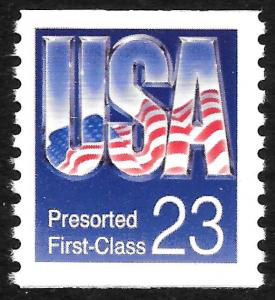 Scott 2608   23¢ USA Presorted Coil Single, MNH