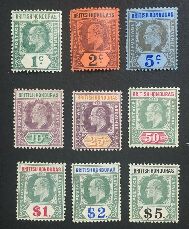 MOMEN: HONDURAS SG #84-93 1904-07 MINT OG H LOT #61235