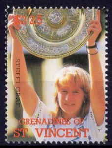 ST.VINCENT GRENADINES 1988 Sc# 622a TENNIS Steffi GRAF Single MNH