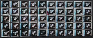 U.S. Used #2544 $3 Space Shuttle Challenger Lot of 50. Scott: $87.50