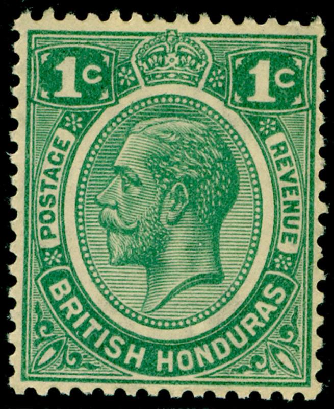 BRITISH HONDURAS SG126, 1c green, NH MINT. Cat £18. 