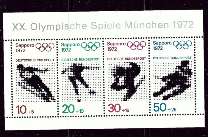 Germany B475a MNH 1971 Olympics    (ap4208)