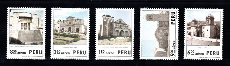 Peru Scott #C395-C399 MNH