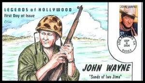 2004 John Wayne actor Sc 3876 FDC with premium Collins cachet