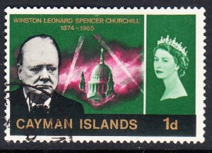 CAYMAN ISLANDS # 177  Used  - Churchill