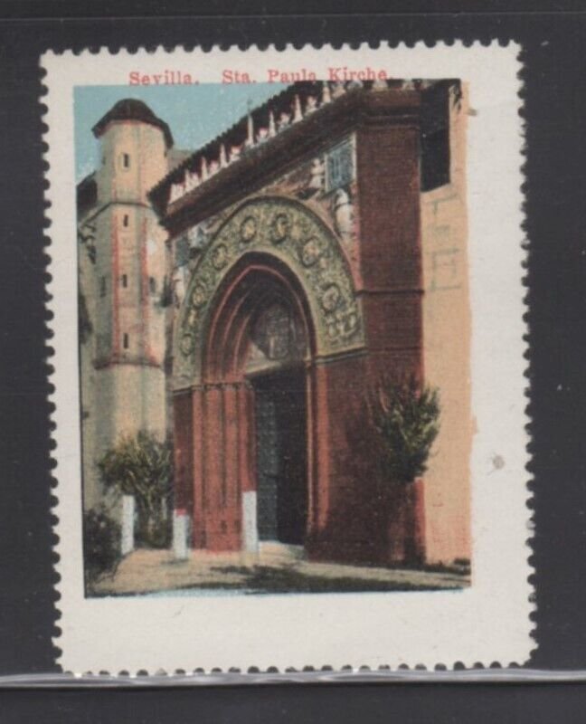 German Advertising Stamps- Seville Series, St. Pauls Church