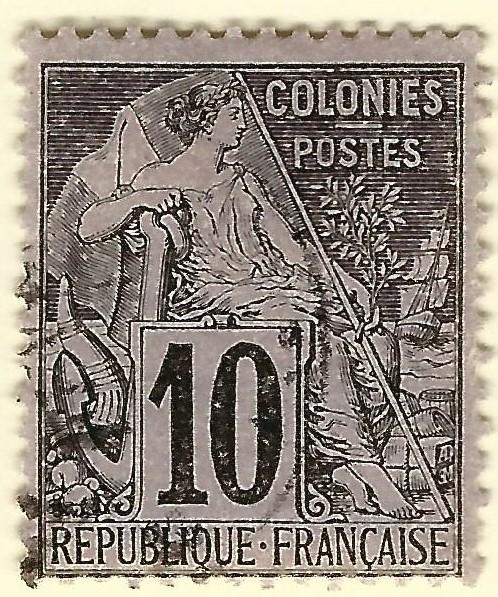 French Colonies (Scott #50) Fine Used hr...Buy before prices go up again!