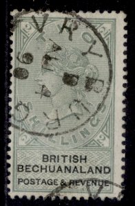 BRITISH BECHUANALAND QV SG16, 2s green & black, FINE USED. Cat £65. CDS