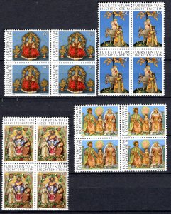 Liechtenstein Scott # 610 - 613, mint nh, b/4 each