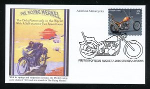 US 4087 Classic Motorcycles Generic Chopper UA Mystic cachet FDC